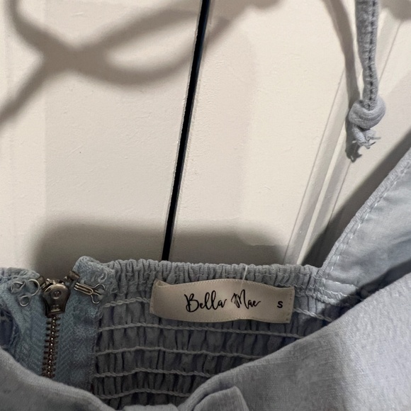 Linen bow crop top - Picture 4 of 4